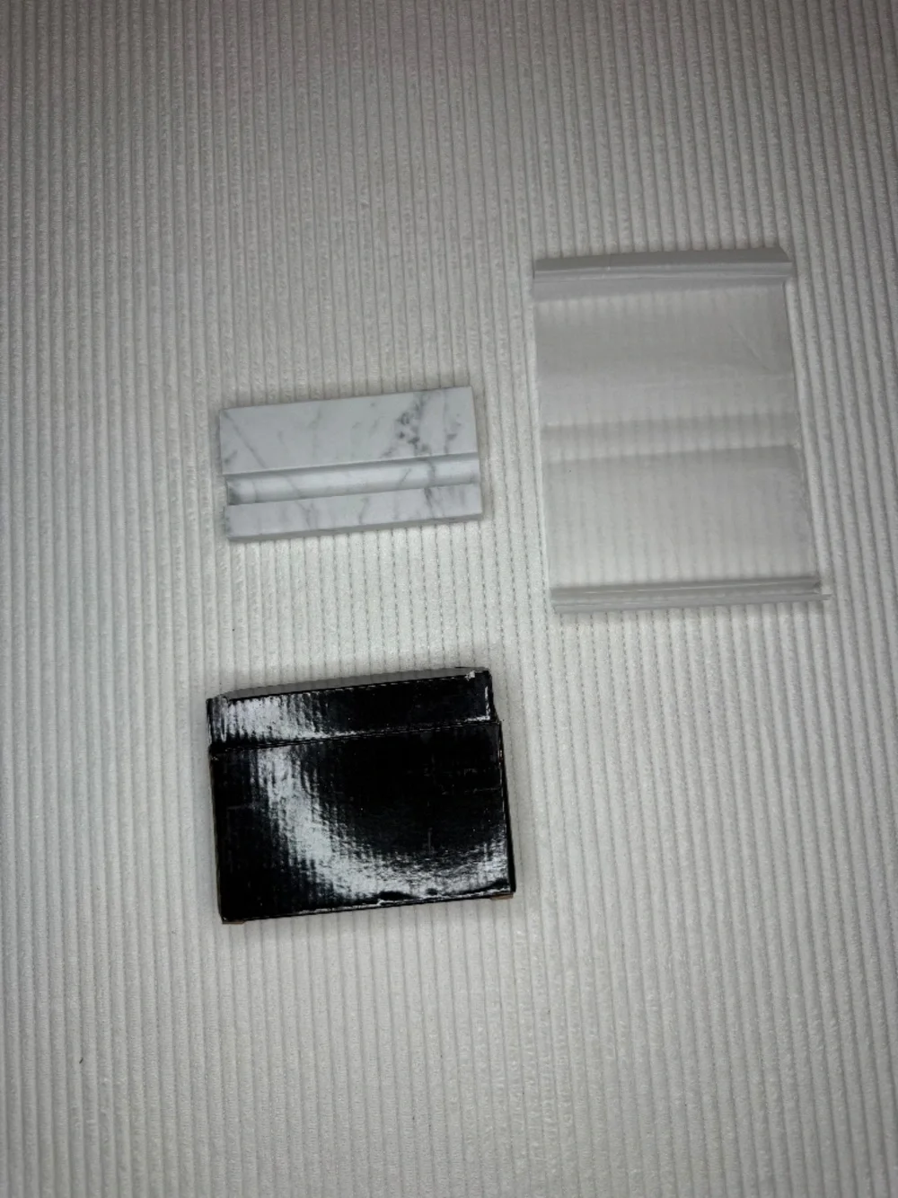 White Marble Business Card Holder
